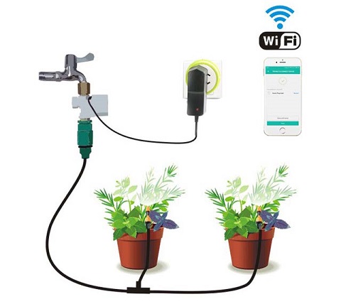 เครื่องรดน้ำอัตโนมัติ ผ่าน WIFI