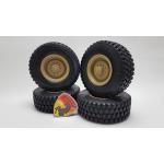 U.S.Military Truck Wheel Assembly (R110 All-Terrain Types) (Sand/4 Pcs.)