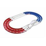 Mini 4WD Oval Home Circuit (Two-Level Lane Change) Red/Whi/Blu.