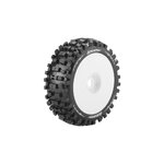 B-Ulldoze Tires (Soft Compound), Mounted on Black Spoke Rim (2Pcs.)