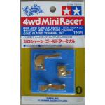 Racing Mini 4WD Zero Chassis Gold Plated Terminal Set