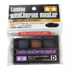 Tamiya Weathering Master D Set (Burnt Blue,Burnt Red,Oil Stain).