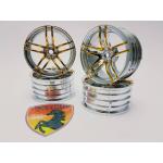 แม็กซ์ 5 แฉกคู่ (โครมลายทอง).