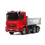 Mercedes-Benz AROCS 3348 6x4 Tipper Truck (Red Cab & Silver Bed Edition)