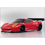 Ferrari 458 Italia Clear Body for 1/8 GT