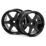 TE37 Wheel 26mm Black (0mm Offset).