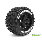 MT-Uphill 3.8" Tires (Sport Compound), Mounted on Black 1/2" Offset Rim (2Pcs.)