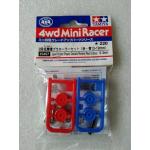 Low Friction Plastic Double Rollers (Red&Blue/13-12mm).