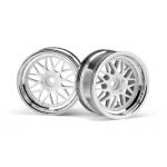 HRE C90 Wheel 26 mm Chrome/White (6mm Offset)