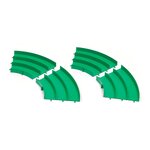 Japan Cup Junior Circuit : Curve Section Set (Green,4Pcs.)