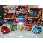 รถเหล็กตั้งโชว์ มีเสียงและไฟ มีลานวิ่งได้.