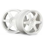 TE37 Wheel 26mm White (0mm Offset)