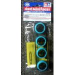 Hard Arched Tires(Blue) & Carbon Reinforced Large Dia.Narrow Wheels.