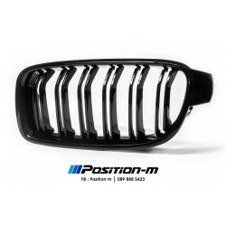 กระจังหน้า F30 ซี่คู่ ดำเงา