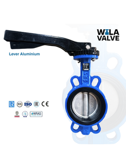 Butterfly valve wafer type Lever DN50