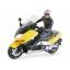 Yamaha TMAX with Rider Figure.