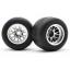 F-104 Rubber Rear Tires w/Wheels Assembling R-1 High Grip Compound (2pcs)