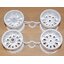 Wheels for Stadium Blitzer, Stadium Thunder, Blitzer Beetle, Aqroshot (White)(F/R:2Pcs.each)