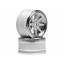 Vintage 8 Spoke Wheel 26mm Matte Chrome (0mm Offset)