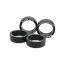 Super Hard Large Dia. Low-Profile Tires (Black).