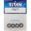 17 mm. Tread Lock Nut (4pcs./Gray)