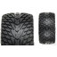 Road Rage 2.8" Street Truck Tires, Mounted on Desperado Black Wheels