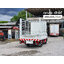 NLR 130 isuzu ติดตั้งกระบะเหล็กพื้นเหล็กคอกเหล็กกลม ยูโร 3