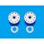 Semi Wide Wheels (30 mm. Width) White