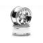 Vintage 5 Spoke Wheel 31mm Shiny Chrome (6mm Offset).