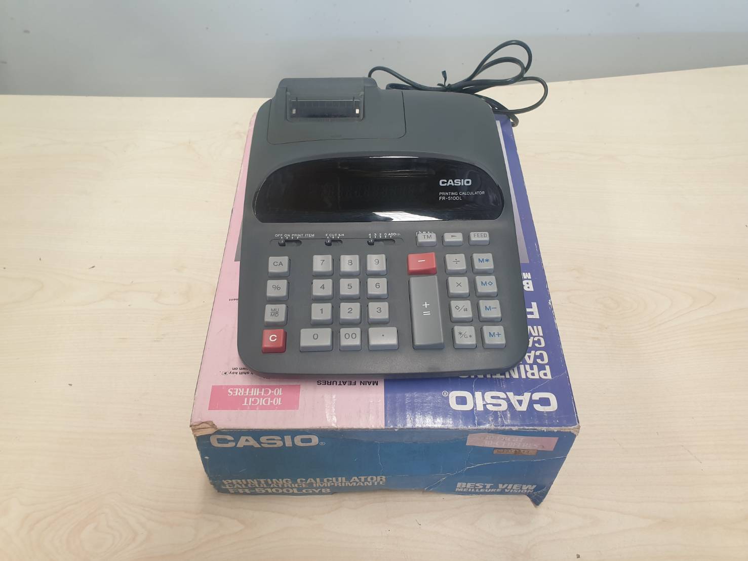 เครื่องคิดเลขปริ้นบิล Casio FR-5100L มือสอง