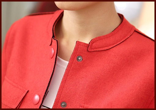 พรีออเดอร์ - เสื้อแจ็คเก็ต Pre - CT667 (สีแดง)