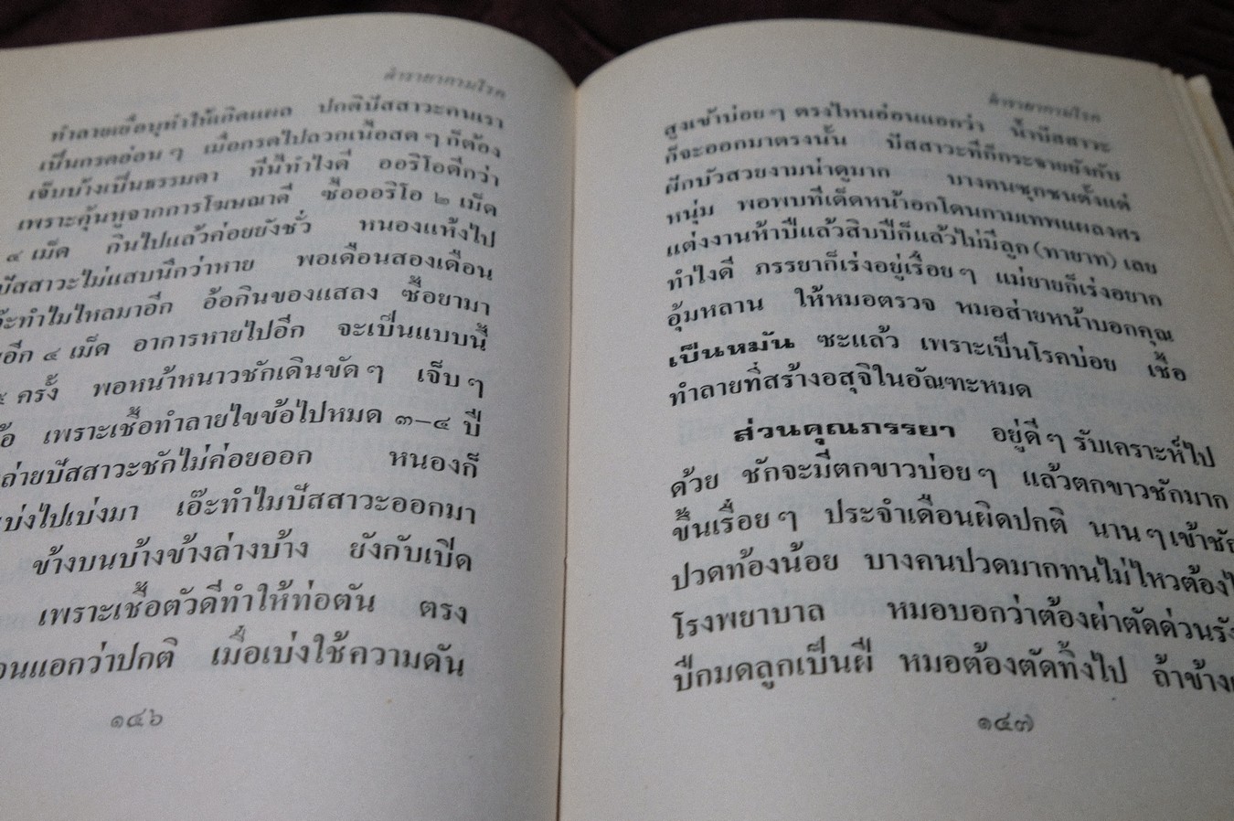 ตำรา กามโรคประยุกต์ โดย หมอนคร บางยี่ขัน เเละ อ.เชาวน์ กสิพันธุ์ ปกเเข็ง ปี 2524