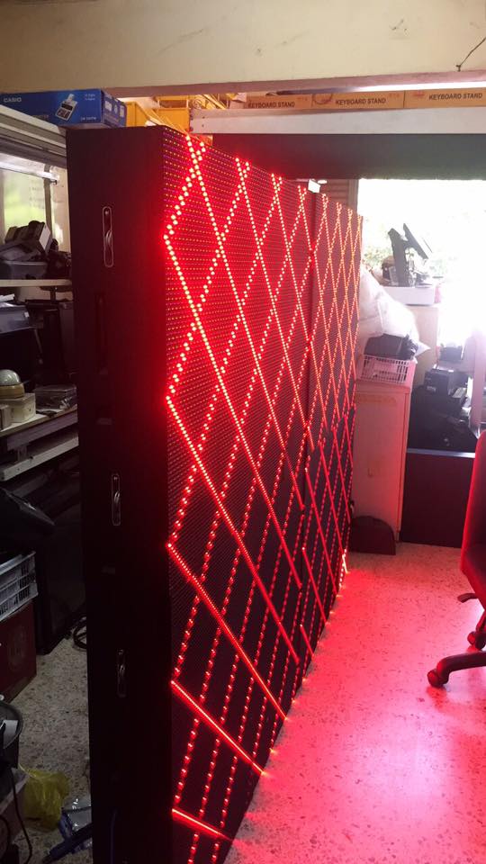 ขายป้ายไฟ led display outdoor กันน้ำกันแดด มือสอง
