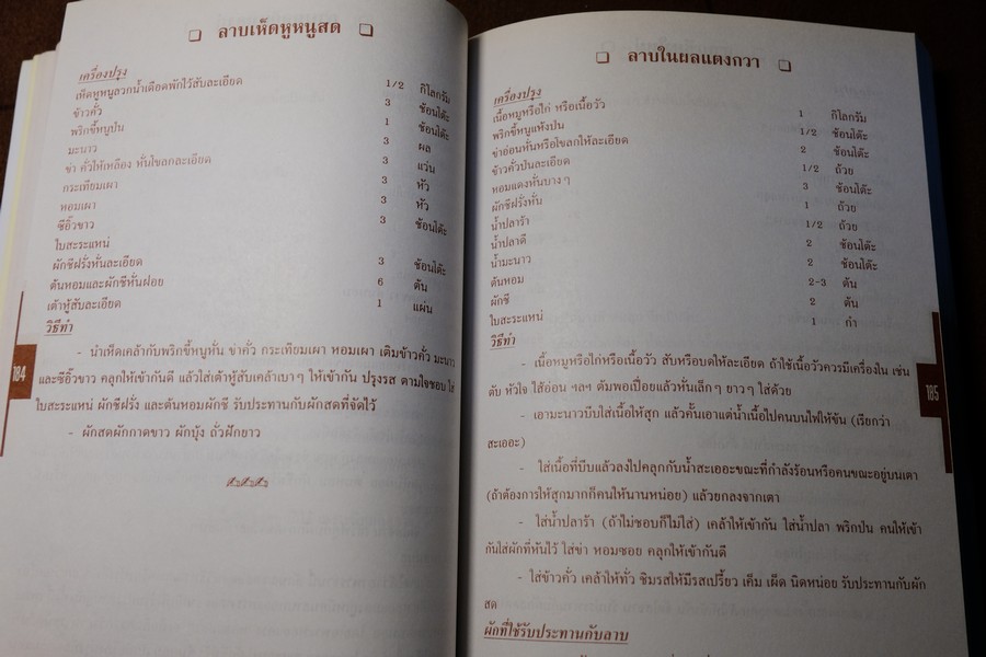 ตำราอาหาร เพื่อคุณเเม่บ้าน โดย คุณหญิงกอบลาภ เย็นมะโนช หนา 513 หน้า