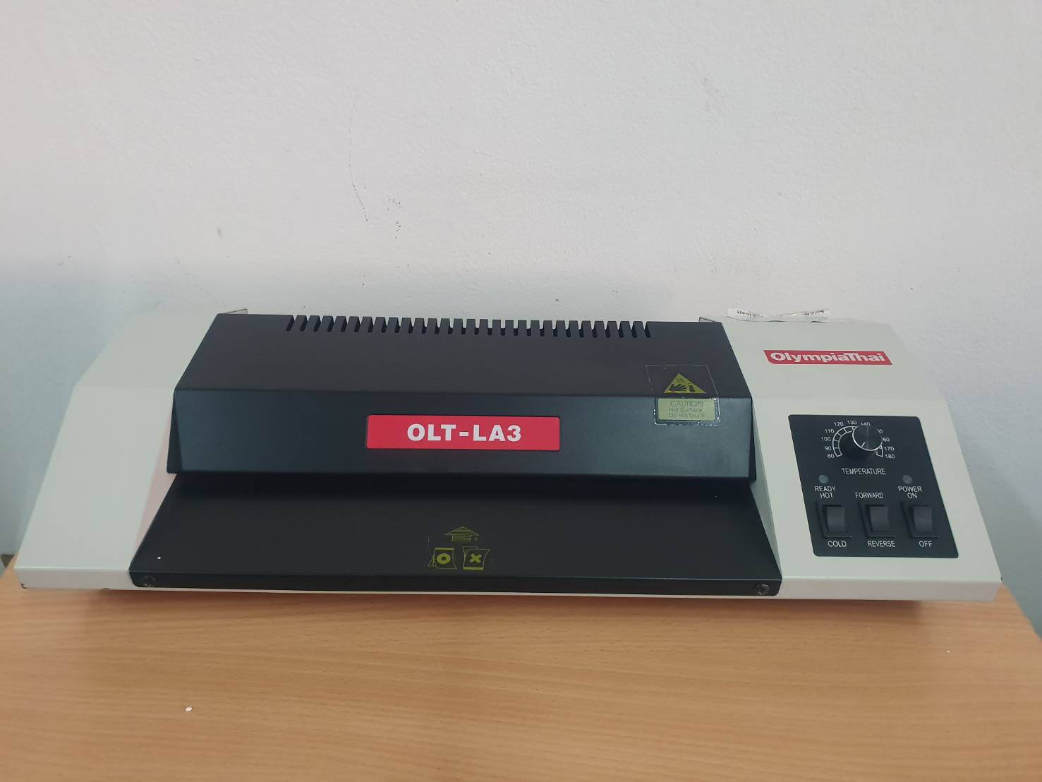 เครื่องเคลือบบัตร เบจ โอลิมเปีย OLT-LA3 มือสอง