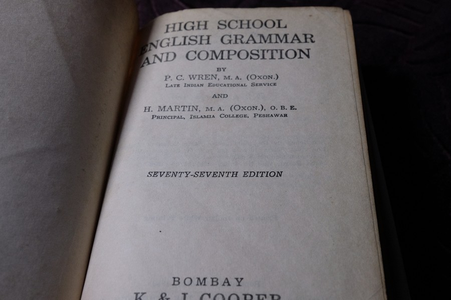 High School English Grammar & Composition by Wren & Martin ปกเเข็ง ปี 1969