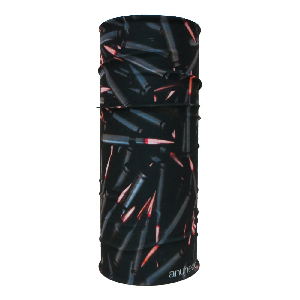 Anyhead ผ้าโพกศรีษะอเนกประสงค์ รุ่น AH037 The Bullets (Black)