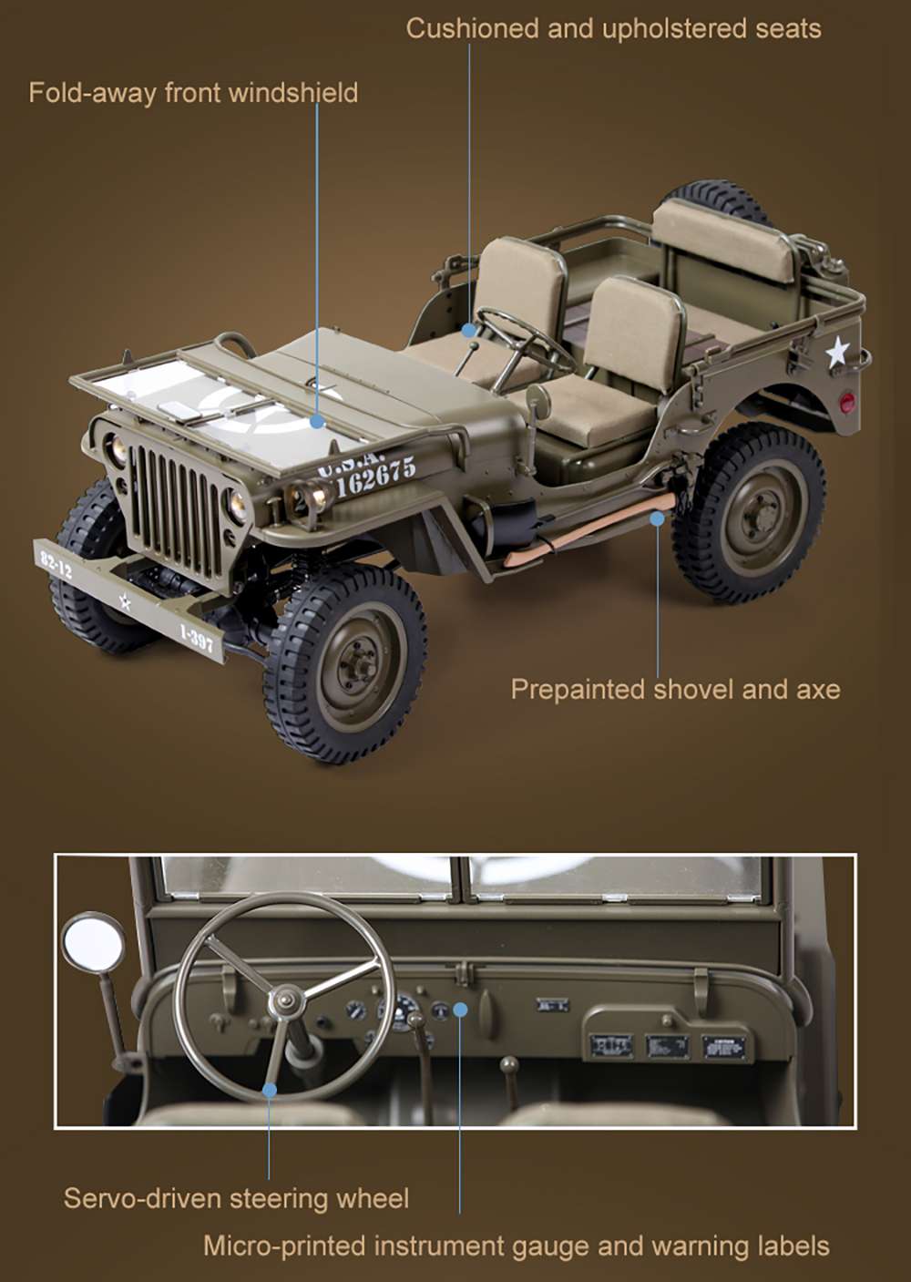 Jeep Willys (1:6 1941 MB Scaler)
