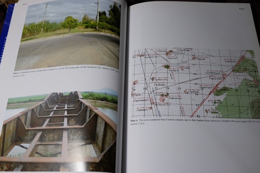 The Railway Atlas of Thailand Laos and Cambodia by B.R.Whyte พิมพ์ปี 2010