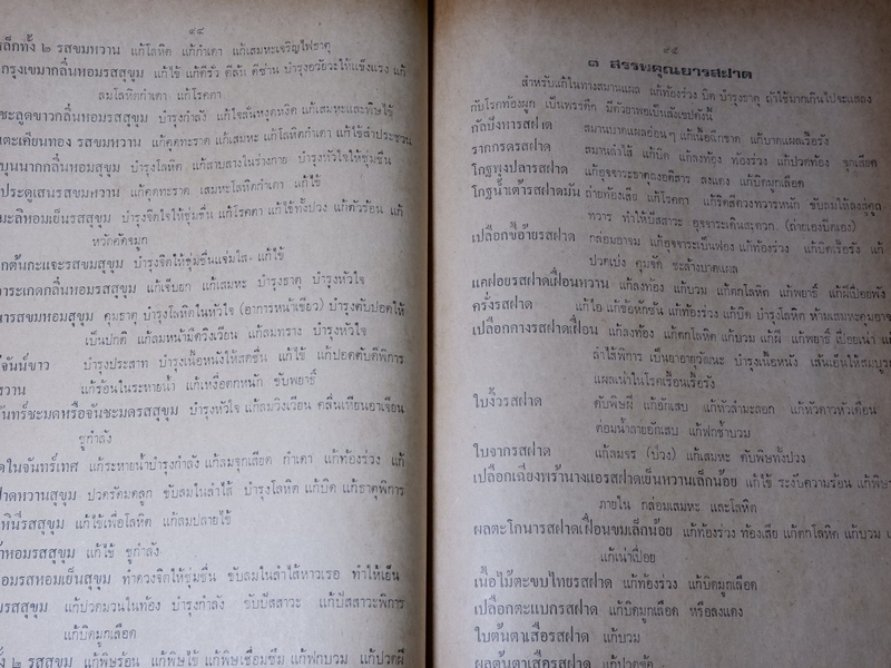 ตำรา ประมวลหลักเภสัช ของ ร.ร.เเพทย์เเผนโบราณ วัดพระเชตุพน ปี 2521