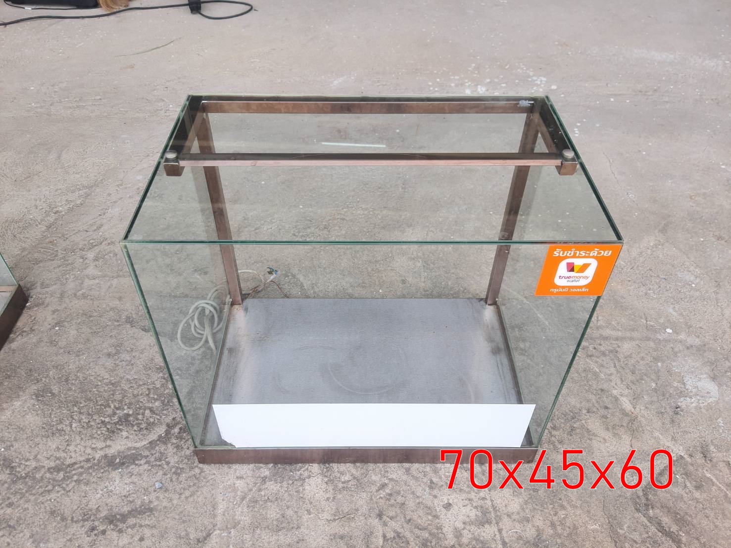 ตู้กระจกโชว์อาหาร ขนาด 70×45×60 cm
