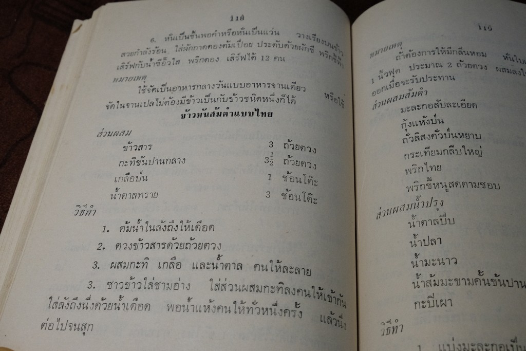 อาหารไทย โดย อ.จรรยา สุบรรณ์ (เล่มเล็ก) หนา 304 หน้า