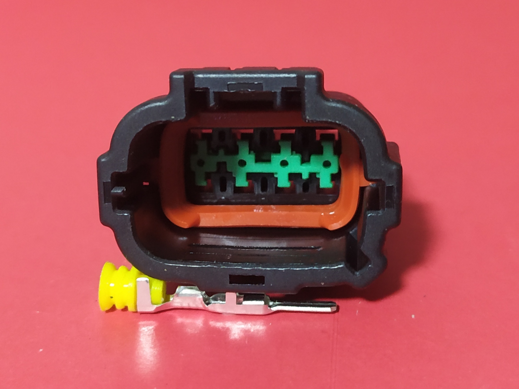 8 พิน ดำเขียว Led Nissan ตัวผู้ #0736