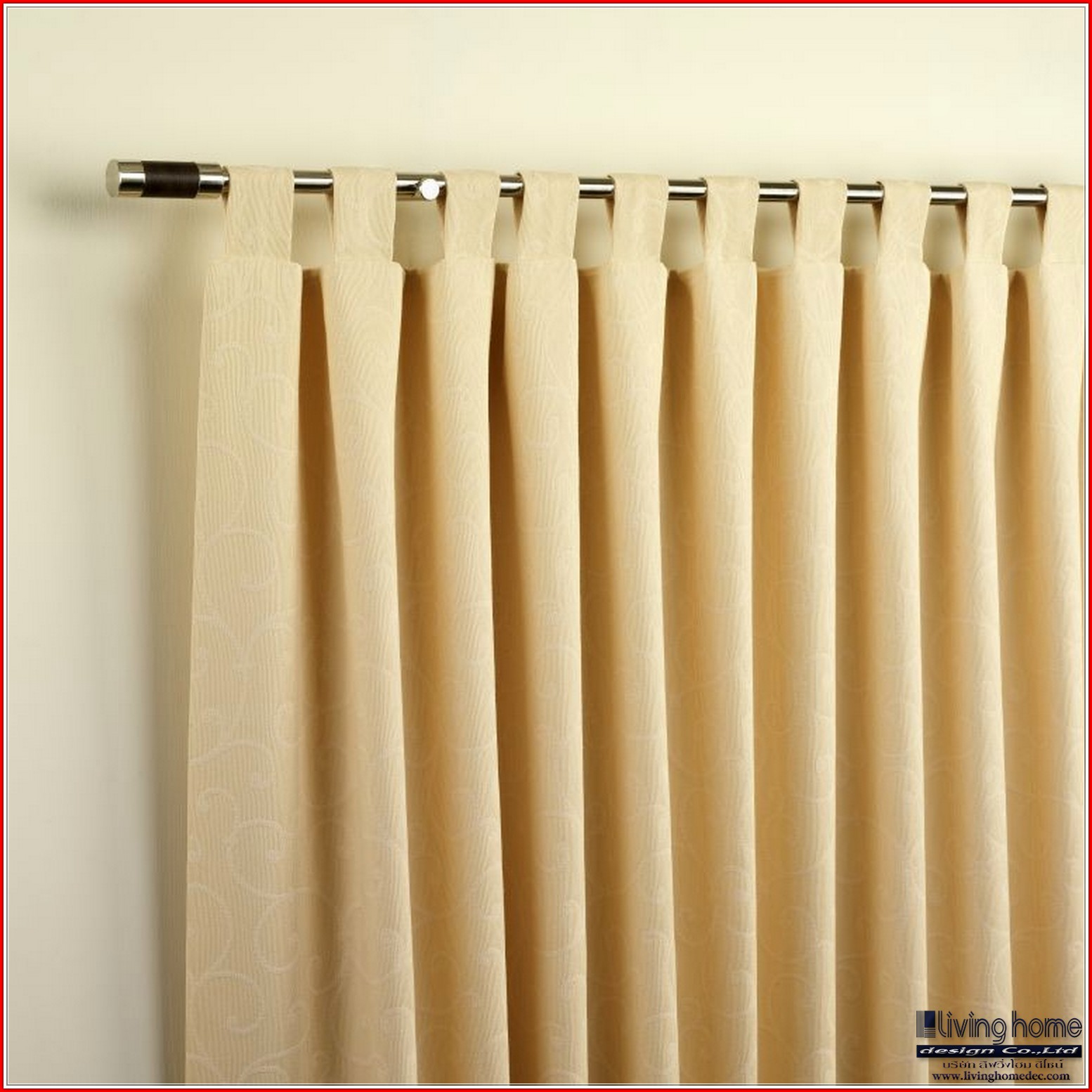 ม่านคอกระเช้า.(Loops Curtains) ผ้าม่าน ม่าน มู่ลี่ มู่ลี่ไม้ ม่านม้วน วอลเปเปอร์ รับติดตั้ง ออกแบบ ราคาถูก ทุกประเภท ทุกรูปแบบ