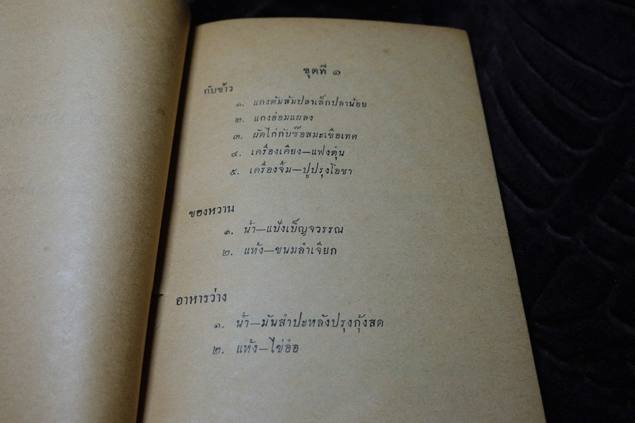 ตำรากับข้าว ของ หลานเเม่ครัวหัวป่าก์ (อนุสรณ์ นายฮั้ว นายอุดม ม้าศรีสุข) ปี 2504 (เล่มเล็ก)