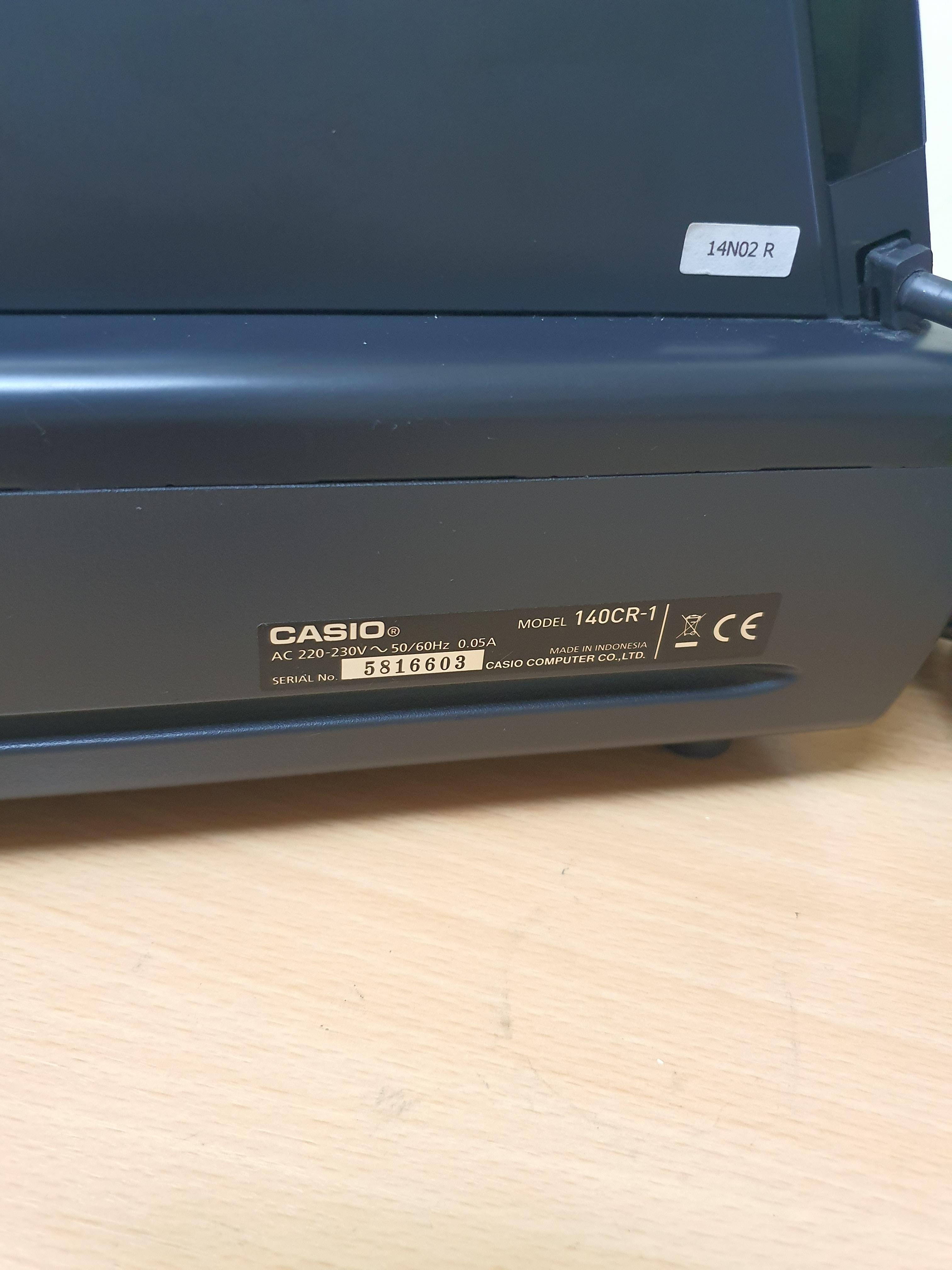 เครื่องบักทึกเงินสด casio 140cr-1
