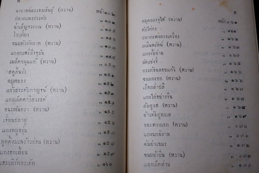 ตำราอาหารชุด ท่านสนมอินทร์ ปกเเข็ง ปี 2496