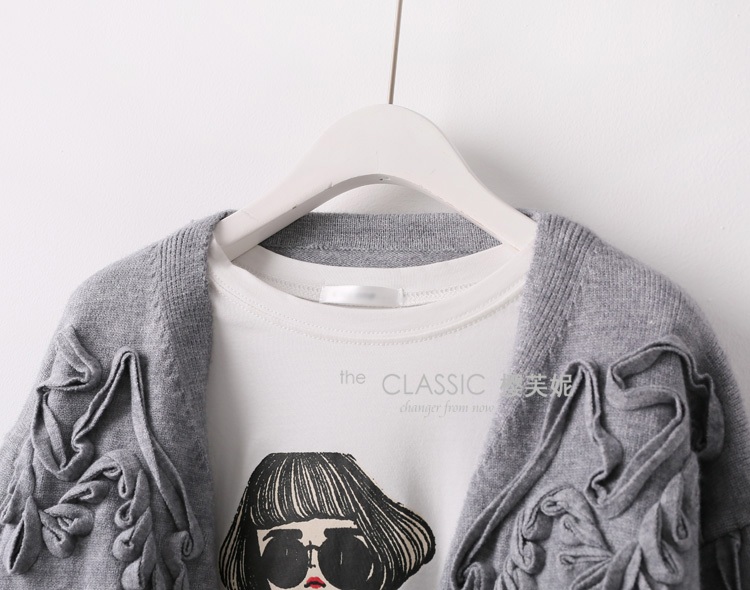 พรีออเดอร์ - เสื้อคาร์ดิแกนกันหนาว Pre - CT656 (สีเทา)