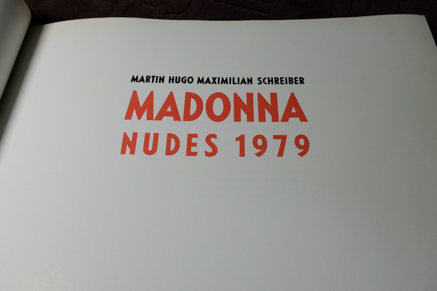 MADONNA NUDES 1979 by MARTIN HUGO MAXIMILIAN SCHREIBERหนา 60 หน้า ปี 1992