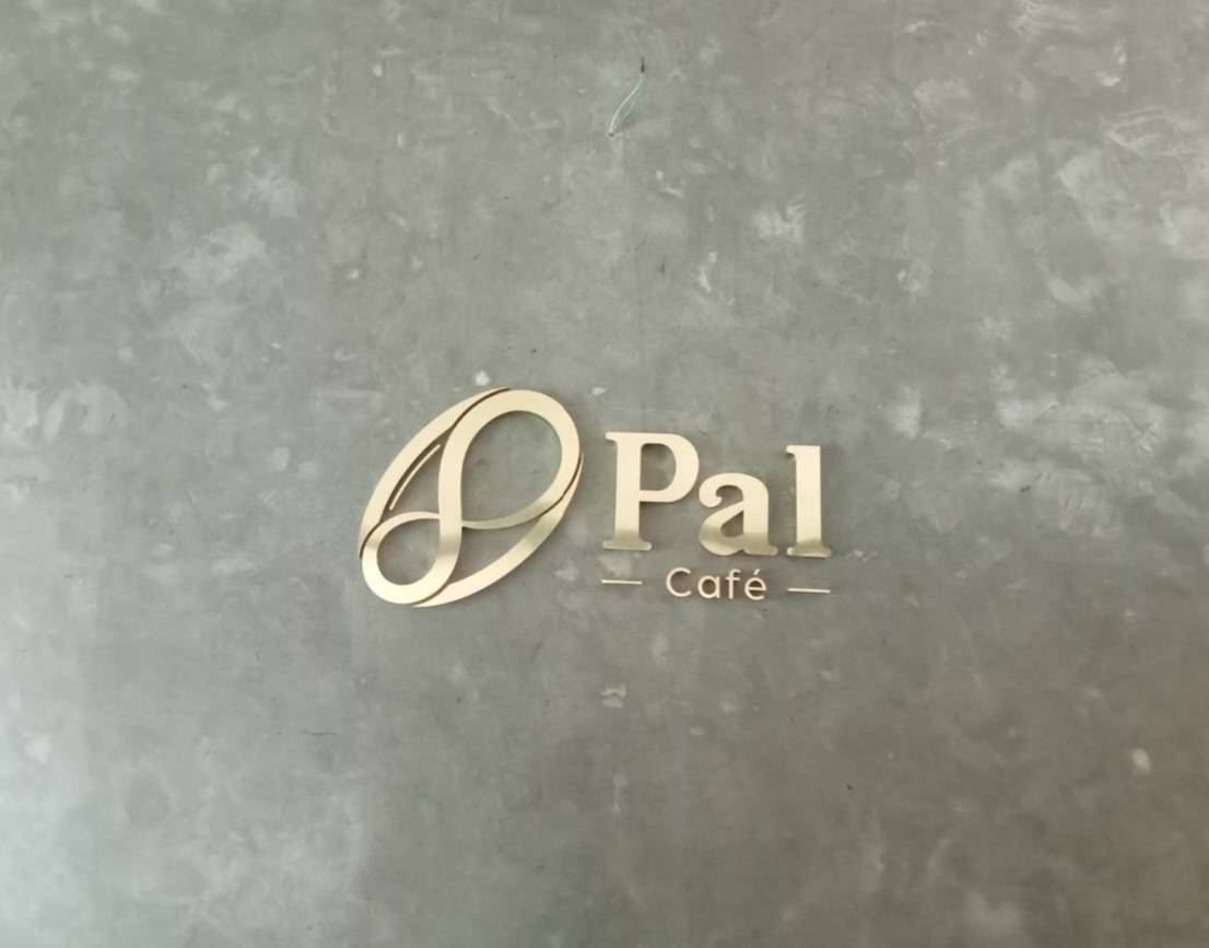 งานติดตั้งป้าย อักษรสแตนเลสหน้าทองแฮร์ไลน์ ป้ายร้านคาเฟ่ ชัยนาท